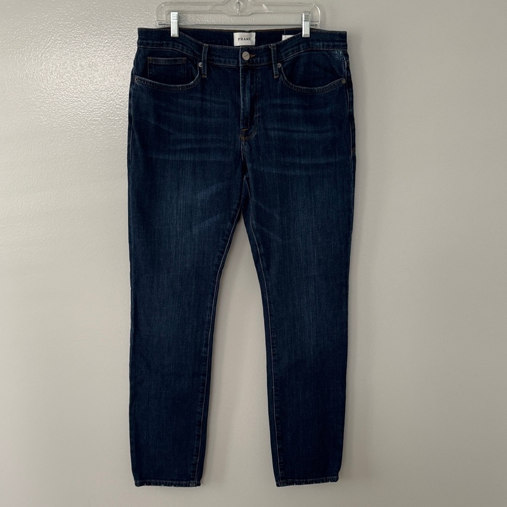 Frame Men's Button Fly Skinny Jeans Size 36 Tapered